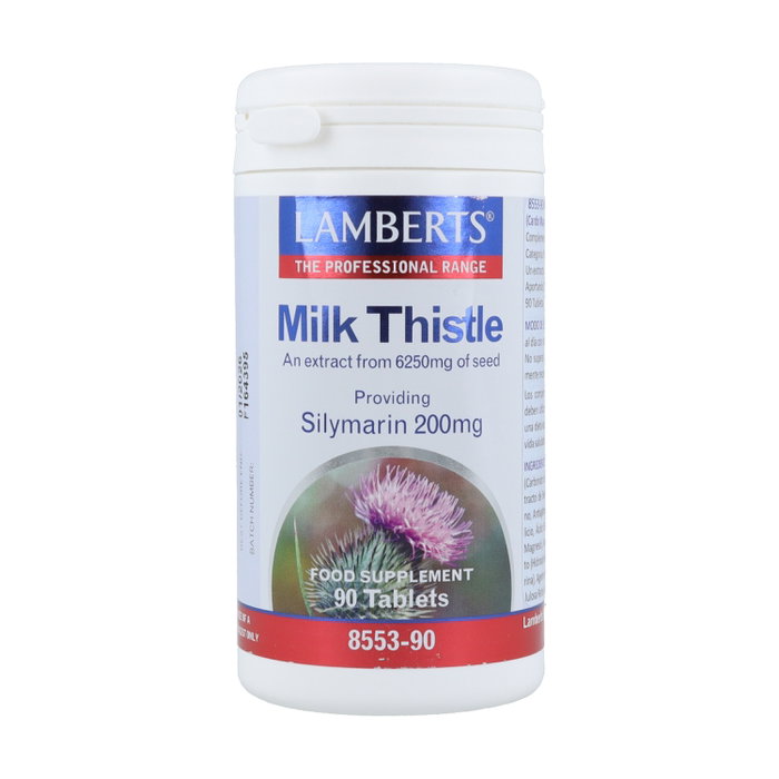 Lamberts Cardo Mariano 90 comprimidos 6250mg Suplemento Hepático Lamberts Cardo Mariano 90 comprimidos 6250mg Suplemento Hepático