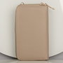 Zoozie Bags Bolsa de teléfono de cuero con billetera y tarjetero, bandolera, color visón