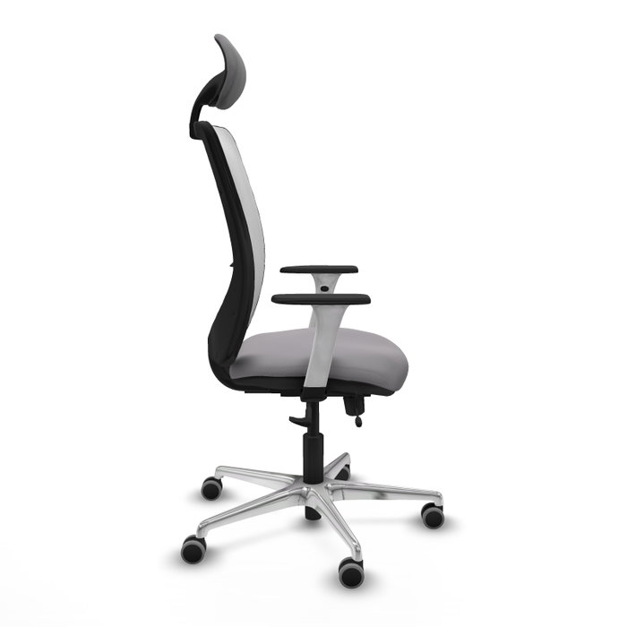 PIQUERAS Y CRESPO Silla de oficina Zulema Gris y Blanco PIQUERAS Y CRESPO Silla de oficina Zulema Gris y Blanco