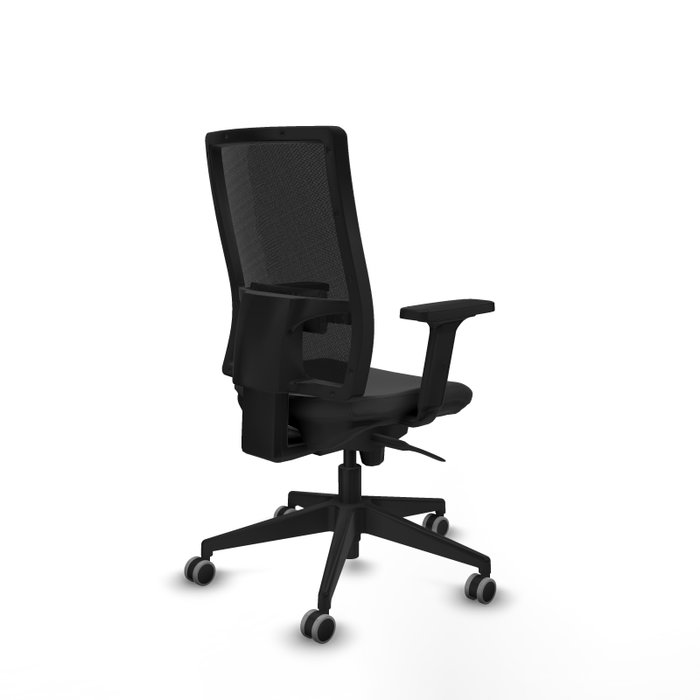 PIQUERAS Y CRESPO Silla de oficina Horna Gris oscuro con respaldo de malla Negro PIQUERAS Y CRESPO Silla de oficina Horna Gris oscuro con respaldo de malla Negro