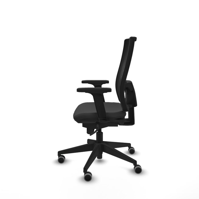 PIQUERAS Y CRESPO Silla de oficina Horna Gris oscuro con respaldo de malla Negro PIQUERAS Y CRESPO Silla de oficina Horna Gris oscuro con respaldo de malla Negro