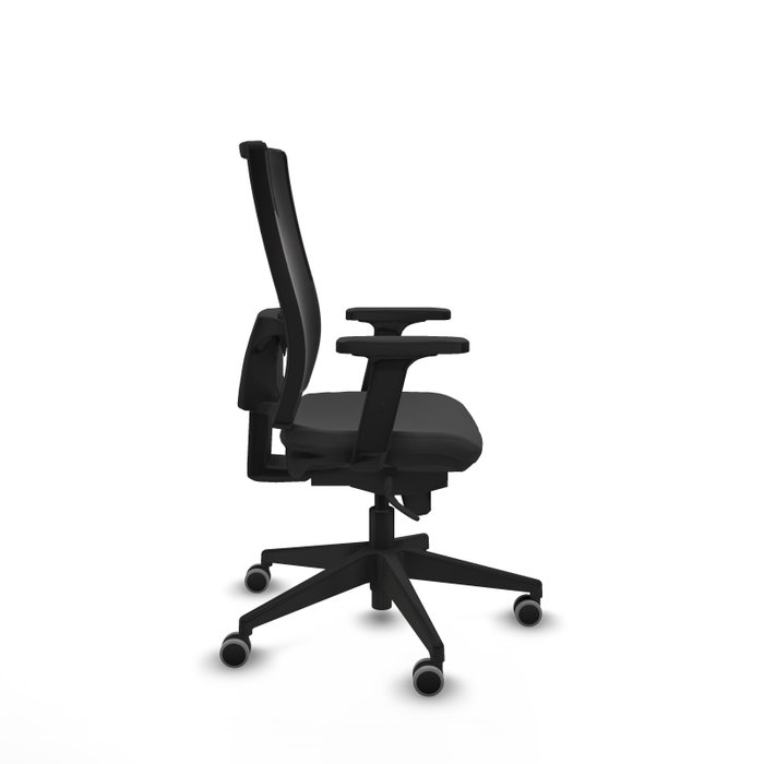 PIQUERAS Y CRESPO Silla de oficina Horna Gris oscuro con respaldo de malla Negro PIQUERAS Y CRESPO Silla de oficina Horna Gris oscuro con respaldo de malla Negro