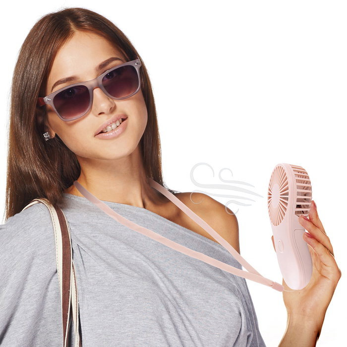 Jet Lag Ventilador a Pilas Con Cordón Coup De Fraiche Portátil 2 Velocidades Ideal Viajes