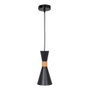 Lámpara Colgante Gracelyn Metal y Madera con Cable Regulable - SKD-P138-B