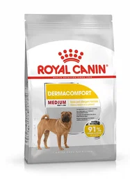 Royal Canin Pienso Adult Dermacomfort Medium para Perros de Raza Mediana con Piel Sensible, 12 kg