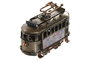 DKD Home Decor Vehiculo Decoracion Vintage Plateado Dorado Metal 3.5 x 6.5 x 9 cm (12 Unidades)