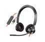 HP Poly Blackwire 3320 USB-C Auriculares Estéreo Negro con Adaptador USB-C/A