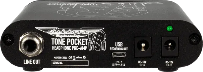 Ashdown Preamplificador De Auriculares / Interfaz De Audio Tone Pocket - Negro