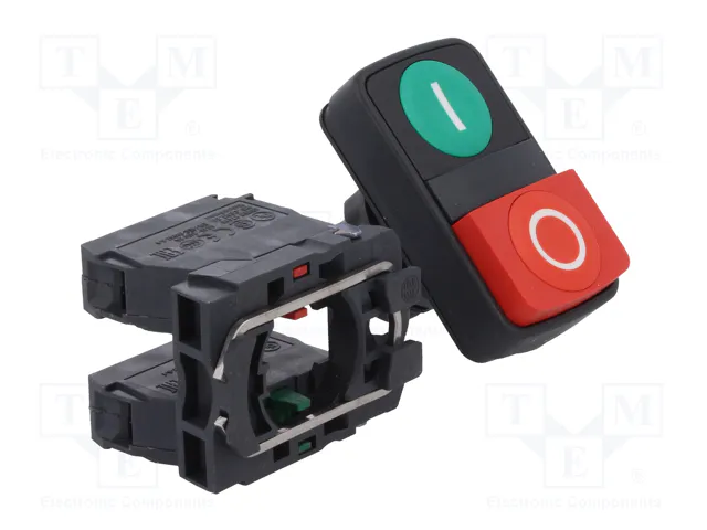 SCHNEIDER ELECTRIC Interruptor Doble Harmony XB5 Rojo/Verde 22mm