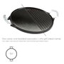 GARCIMA Plancha de Hierro Fundido Esmaltada Redonda Ø 25 cm