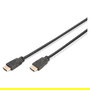 Digitus Cable HDMI Premium High Speed con Ethernet, HDMI a HDMI, 5m, Negro, Soporta 4K y 3D, Versión HDMI 2.0