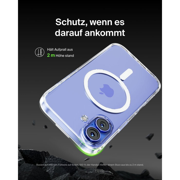 Belkin Funda Transparente para iPhone 16 Compatible con MagSafe MSA025HQCL Belkin Funda Transparente para iPhone 16 Compatible con MagSafe MSA025HQCL