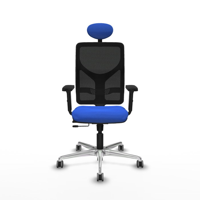 PIQUERAS Y CRESPO Silla de oficina Motilla Azul y Negro PIQUERAS Y CRESPO Silla de oficina Motilla Azul y Negro