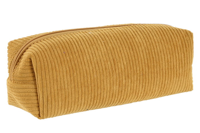 DKD Home Decor Estuche Moderno Fucsia Mostaza 6 x 6 x 18 cm (3 Unidades)