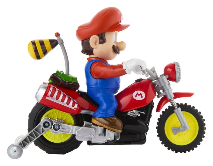 Hot Wheels MATJML15 - Coche de Motocross Mario controlado por Radio para niños