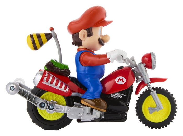 Hot Wheels MATJML15 - Coche de Motocross Mario controlado por Radio para niños