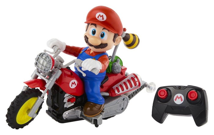 Hot Wheels MATJML15 - Coche de Motocross Mario controlado por Radio para niños