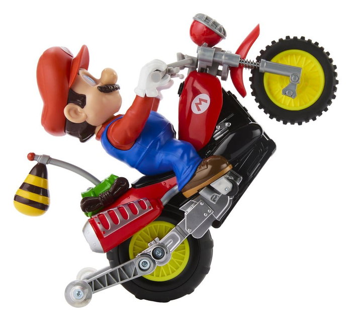 Hot Wheels MATJML15 - Coche de Motocross Mario controlado por Radio para niños