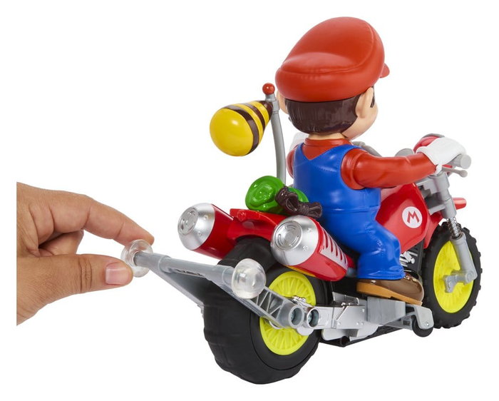 Hot Wheels MATJML15 - Coche de Motocross Mario controlado por Radio para niños