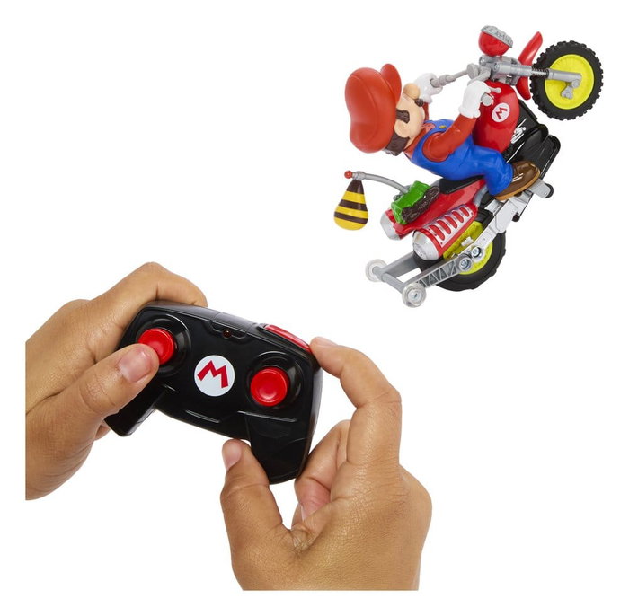 Hot Wheels MATJML15 - Coche de Motocross Mario controlado por Radio para niños