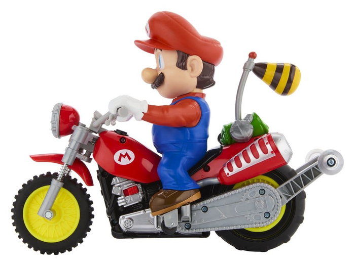 Hot Wheels MATJML15 - Coche de Motocross Mario controlado por Radio para niños