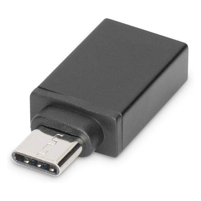Digitus USB Type-C Adapter, Adaptador USB-C a USB-A, Negro Digitus USB Type-C Adapter, Adaptador USB-C a USB-A, Negro