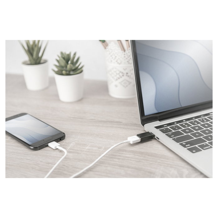 Digitus USB Type-C Adapter, Adaptador USB-C a USB-A, Negro Digitus USB Type-C Adapter, Adaptador USB-C a USB-A, Negro