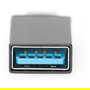Digitus USB Type-C Adapter, Adaptador USB-C a USB-A, Negro