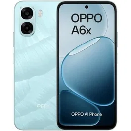 OPPO Smartphone A6x 4GB RAM 128GB ROM Pantalla 6.75" 120Hz Batería 6100 mAh Azul