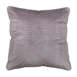 DKD Home Decor Cojín Jacquard Malva 45x8x45 cm