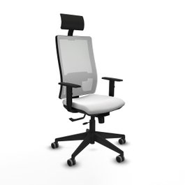 PIQUERAS Y CRESPO Silla de oficina Horna Blanca con Mecanismo Sincro/Traslack