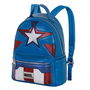 Karactermania Mochila Capitán América Courage 24,5 x15 x29 cm Azul PVC Poliéster Urbana Uso Diario
