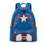 Karactermania Mochila Capitán América Courage 24,5 x15 x29 cm Azul PVC Poliéster Urbana Uso Diario