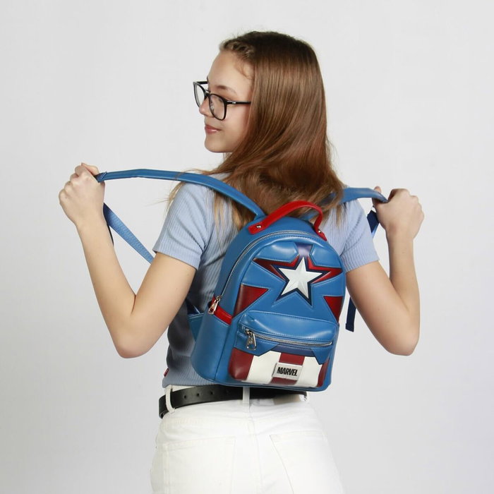Karactermania Mochila Heady Courage Capitán América Azul Karactermania Mochila Heady Courage Capitán América Azul