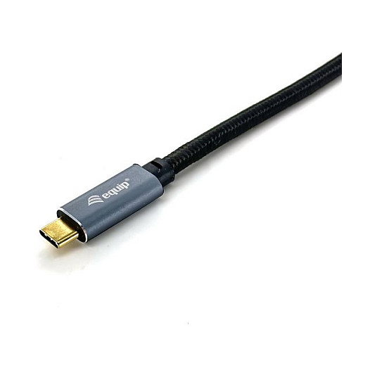 Equip Cable USB-C 3.2 de 3 metros, 5A, 4K 60Hz, compatible con carga y vídeo Equip Cable USB-C 3.2 de 3 metros, 5A, 4K 60Hz, compatible con carga y vídeo