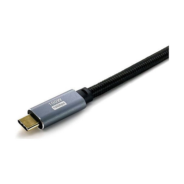 Equip Cable USB-C 3.2 de 3 metros, 5A, 4K 60Hz, compatible con carga y vídeo Equip Cable USB-C 3.2 de 3 metros, 5A, 4K 60Hz, compatible con carga y vídeo