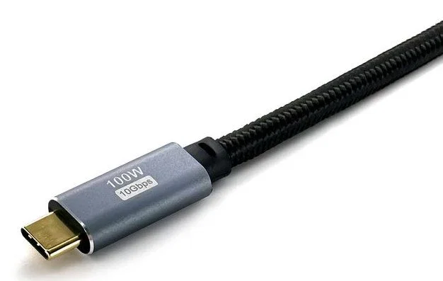 Equip 128359 Cable USB-C 3.2 Gen 2 (10 Gbps) 3 m M/M - Carga 100W PD, 4K@60Hz, Malla de Algodón, Chip E-Mark