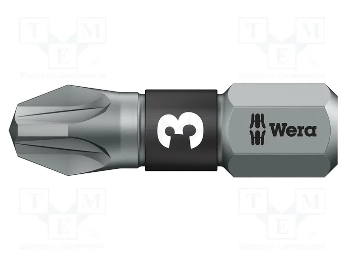 WERA Punta de destornillador Pozidriv® PZ3 BiTorsion 25 mm WERA Punta de destornillador Pozidriv® PZ3 BiTorsion 25 mm