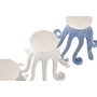 DKD Home Decor Portavela de Resina Ambiente Atlántico, Surtido de 3 Unidades