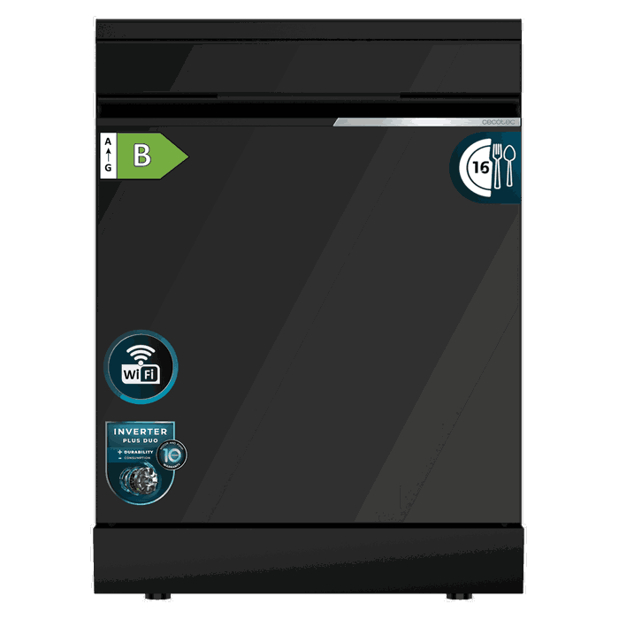 Cecotec Bolero Aguazero 7000 Matt Black Glass Connected Cecotec Bolero Aguazero 7000 Matt Black Glass Connected