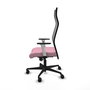 PIQUERAS Y CRESPO Sillón Albacete con mecanismo Sincro, Rosa y Negro