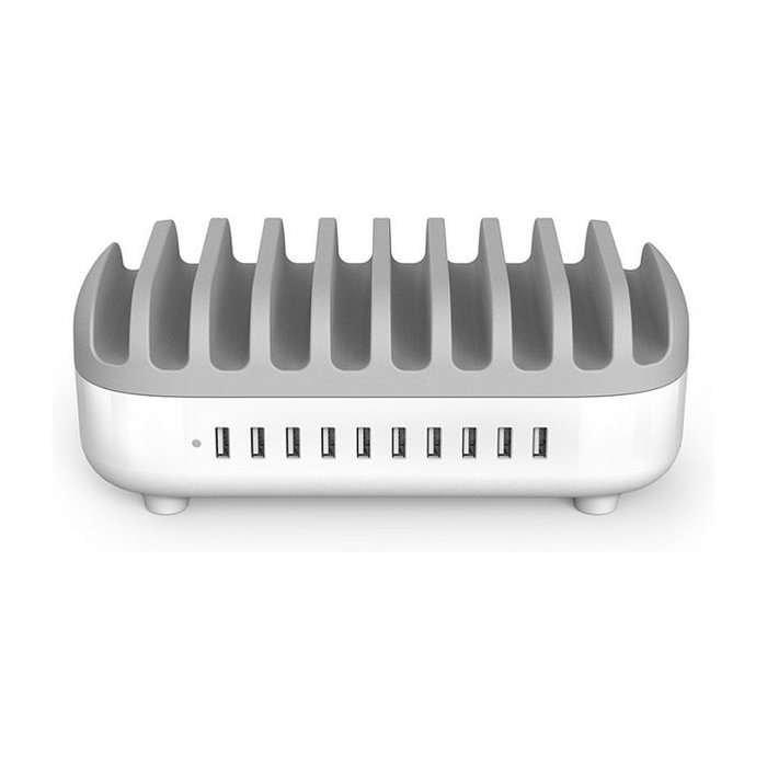 Compulocks Estación de carga con 10 puertos USB Blanco 10PUSBDKS-EU