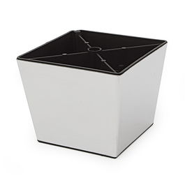 Q&Q Pata Darak Plástico 100x100 H80 Cromo Mueble Sofá Cama Mesa Armario