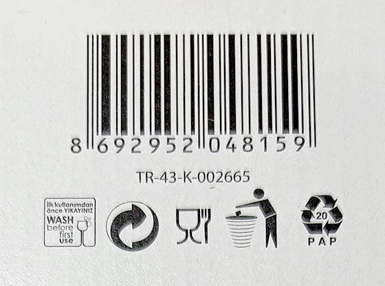 Lav Set 6 Vasos Vidrio Lune 325 cc (8 Cajas)