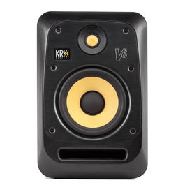 KRK V6 S4 Monitor de Estudio de Referencia Profesional, 6.5" Kevlar, Bi-amplificación Clase D 155W, EQ DSP