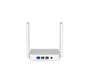 Keenetic KN-1121 Starter - Router inalámbrico Wi-Fi Mesh N300 (802.11n) con 3 puertos Ethernet Fast LAN 10/100 Mbps, Banda única 2.4 GHz, color Blanco/Gris
