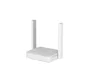 Keenetic KN-1121 Starter - Router inalámbrico Wi-Fi Mesh N300 (802.11n) con 3 puertos Ethernet Fast LAN 10/100 Mbps, Banda única 2.4 GHz, color Blanco/Gris