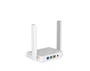 Keenetic KN-1121 Starter - Router inalámbrico Wi-Fi Mesh N300 (802.11n) con 3 puertos Ethernet Fast LAN 10/100 Mbps, Banda única 2.4 GHz, color Blanco/Gris