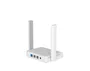 Keenetic KN-1121 Starter - Router inalámbrico Wi-Fi Mesh N300 (802.11n) con 3 puertos Ethernet Fast LAN 10/100 Mbps, Banda única 2.4 GHz, color Blanco/Gris