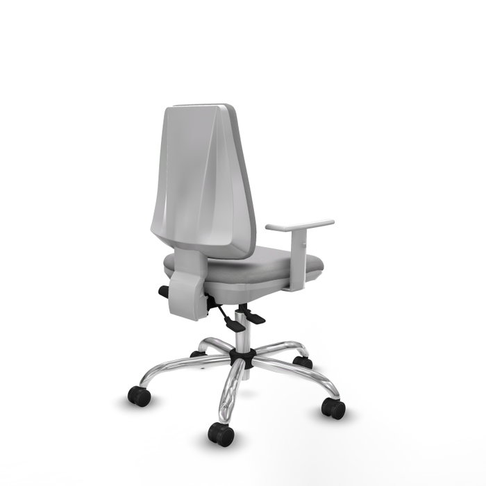 PIQUERAS Y CRESPO Silla de oficina Elche con mecanismo Asincro, Gris claro PIQUERAS Y CRESPO Silla de oficina Elche con mecanismo Asincro, Gris claro